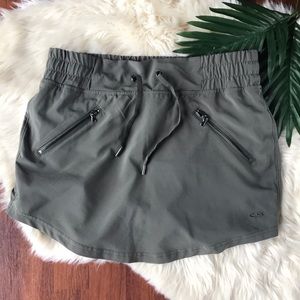 Olive green skort